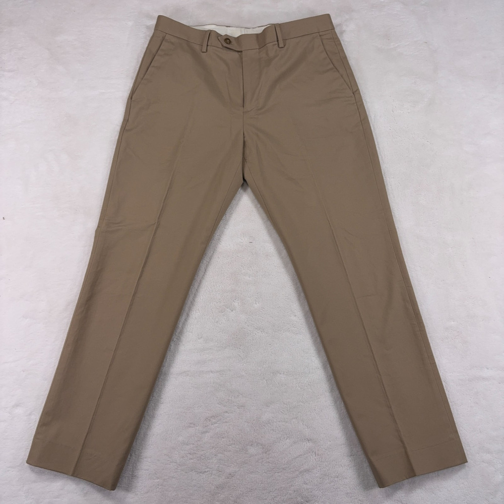 J Crew Bowery Khaki Pants Slim Fit Beige Chino Mens 31x30